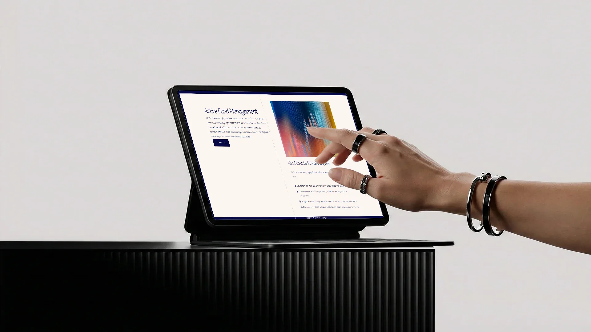 Abia media — mobile interface detail