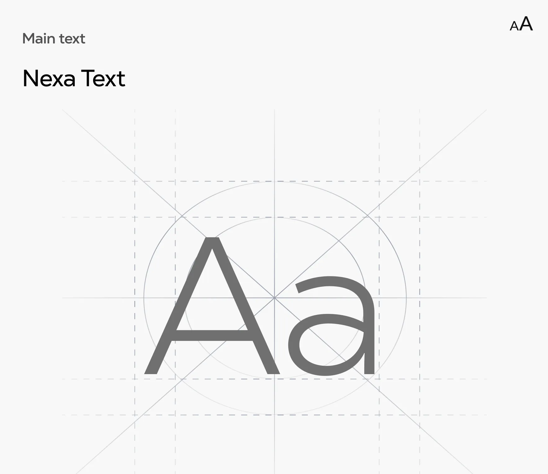 Abia typography — Inter Light specimen
