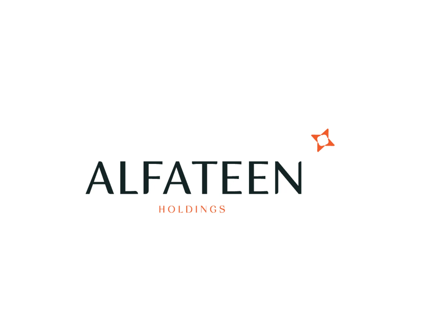 ALFATEEN wordmark with orange star mark
