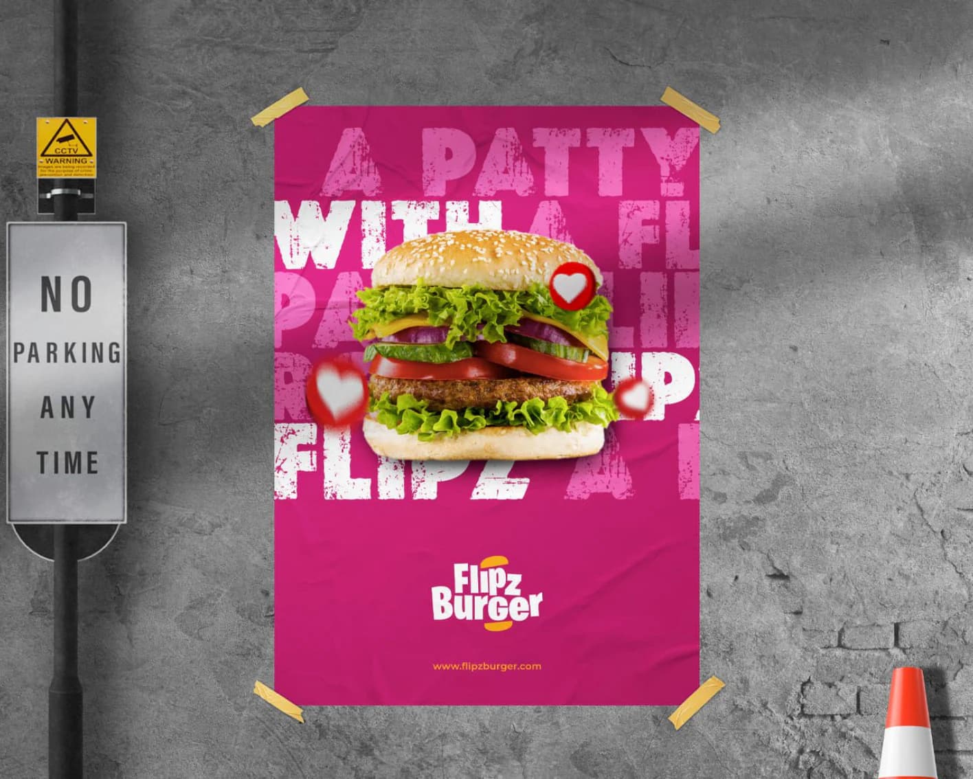 Flips Burger media — slide one