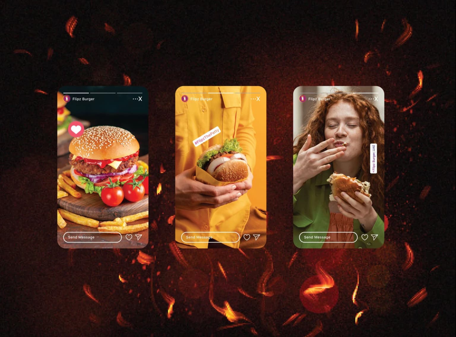 Flips Burger media — slide two