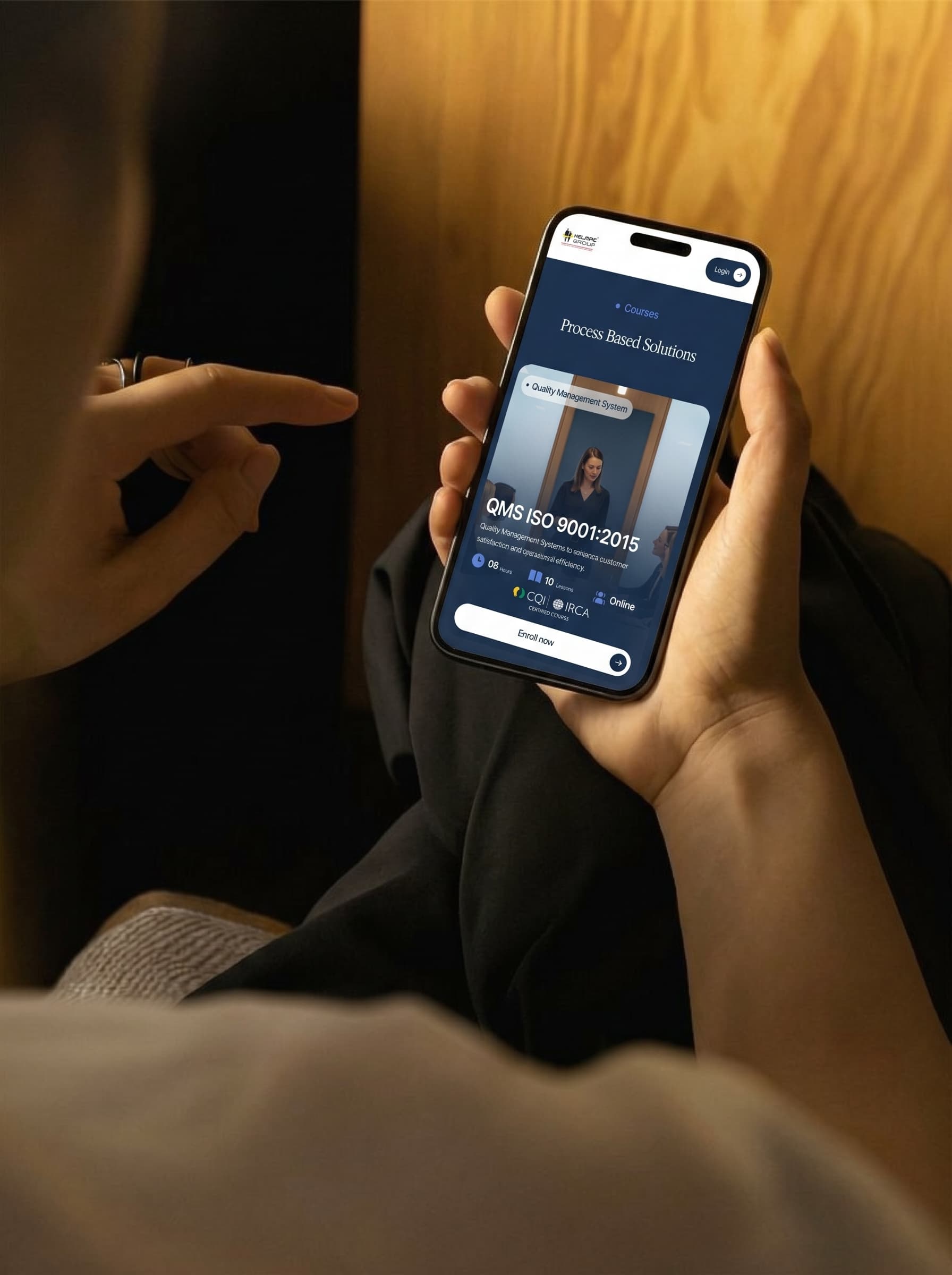 Kelmac mobile homepage