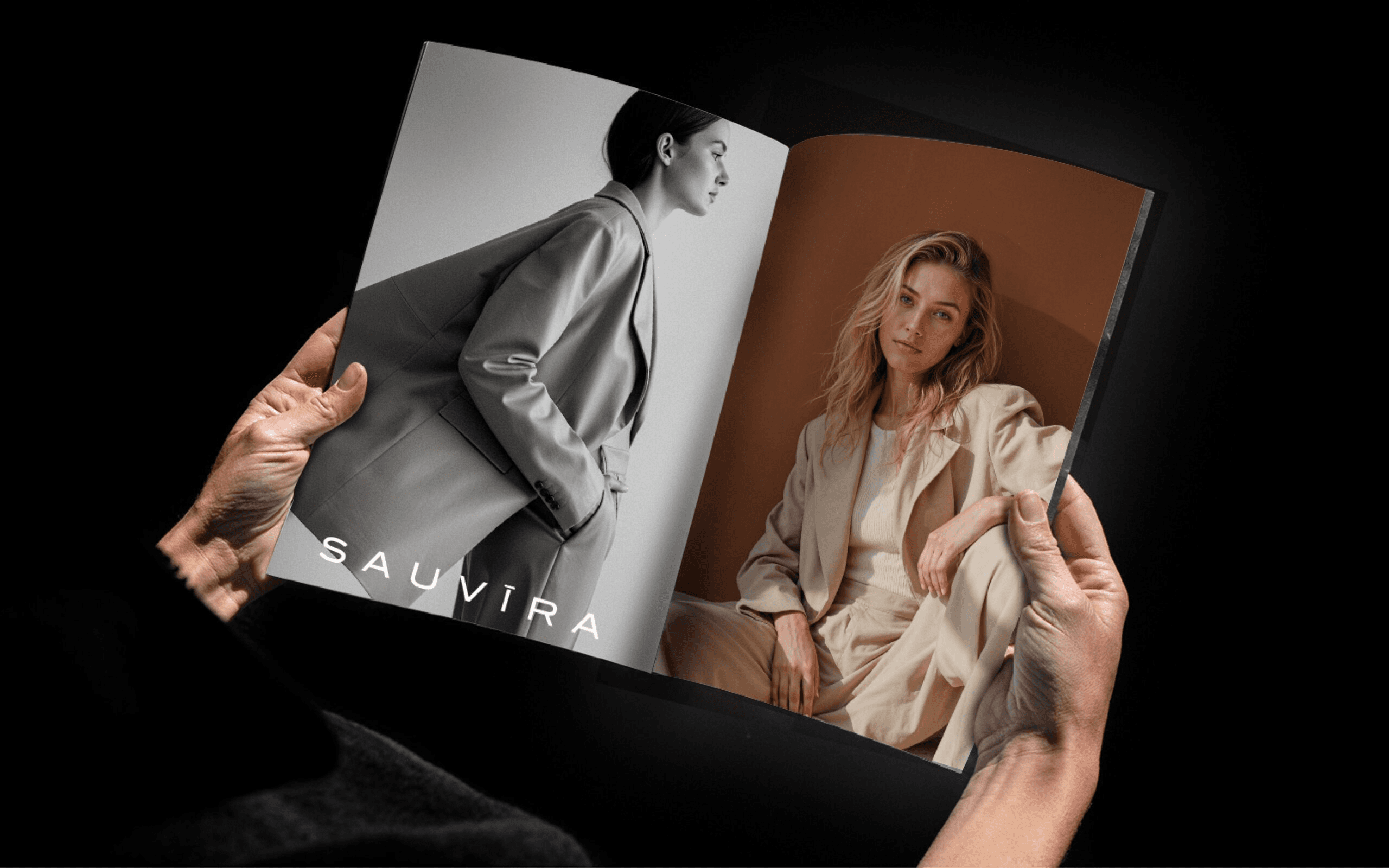 Sauvira branding hero