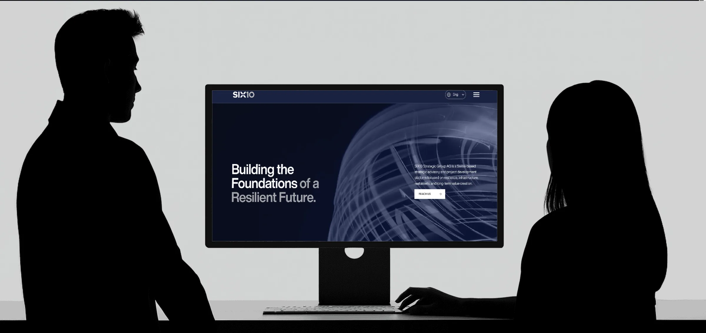 SIX10 Investment Banking website showcase