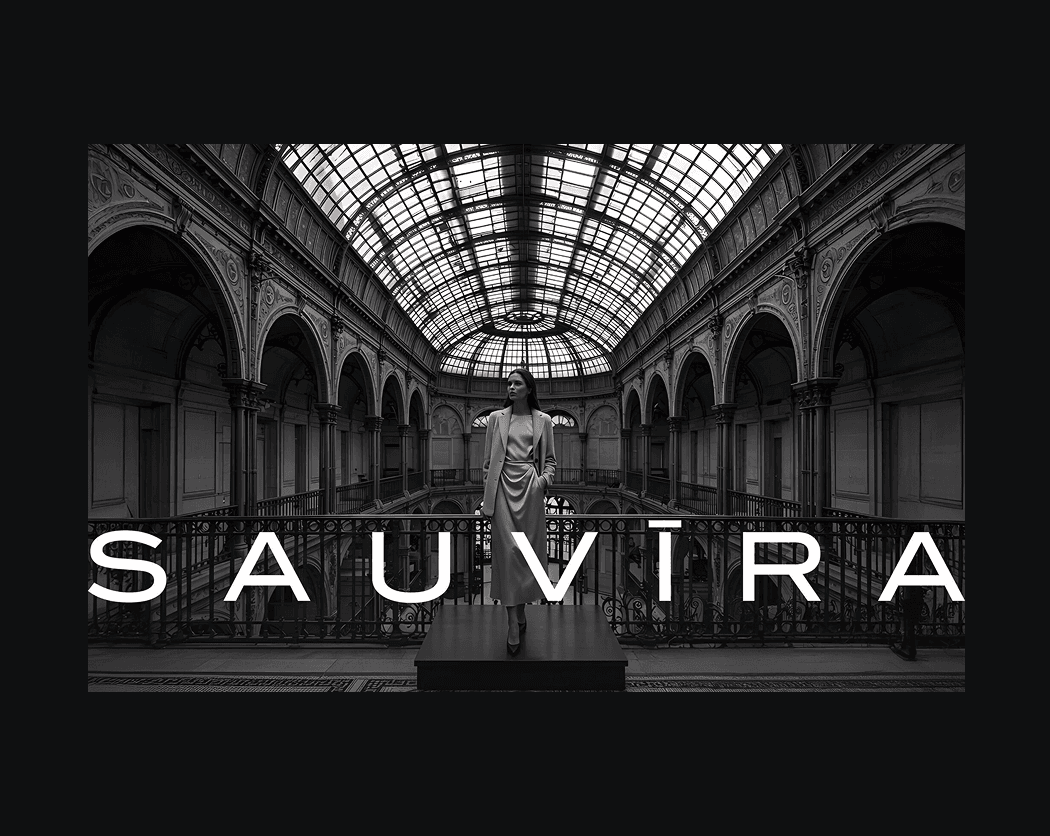 Sauvira leather bag branding project