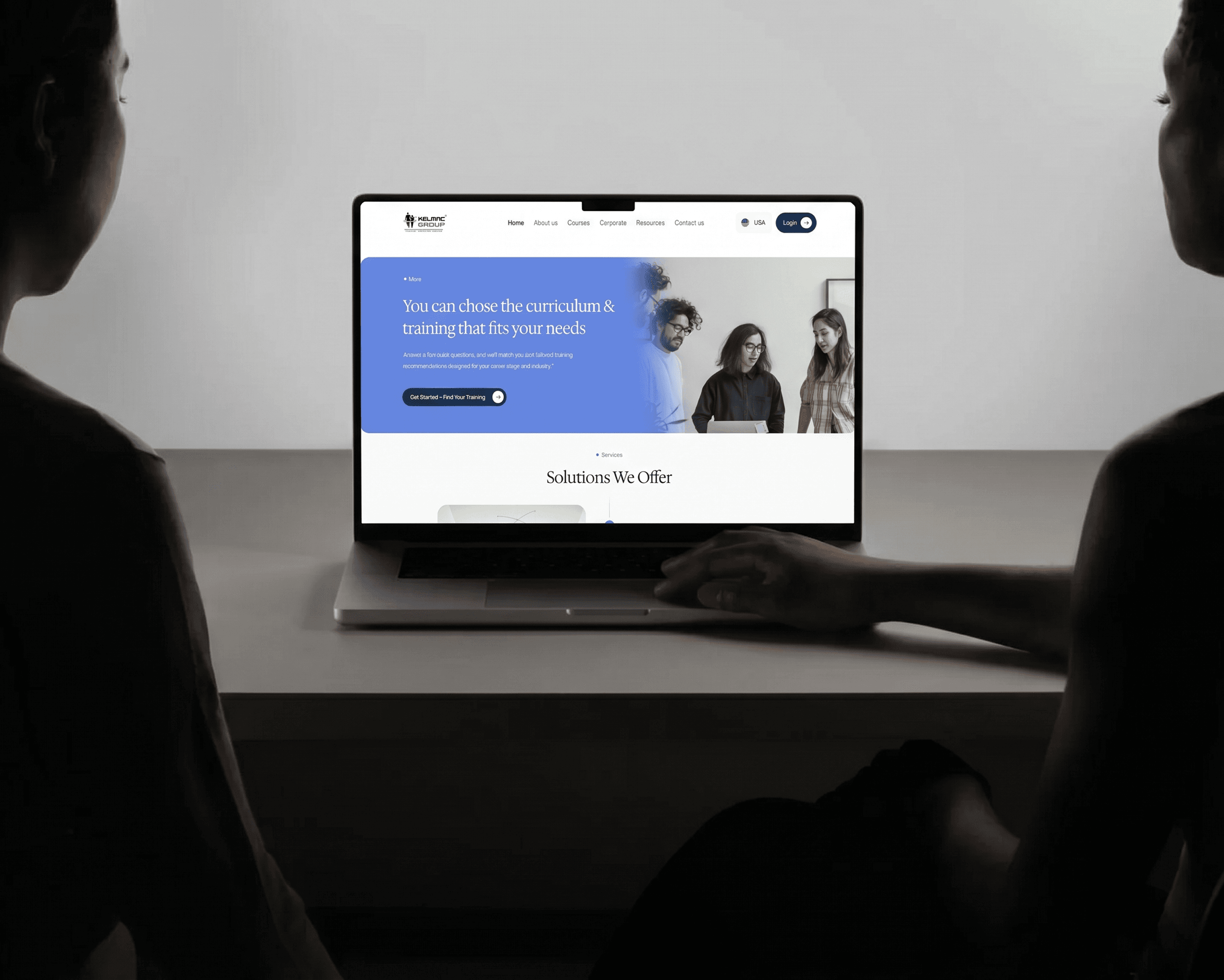 Website development showcase