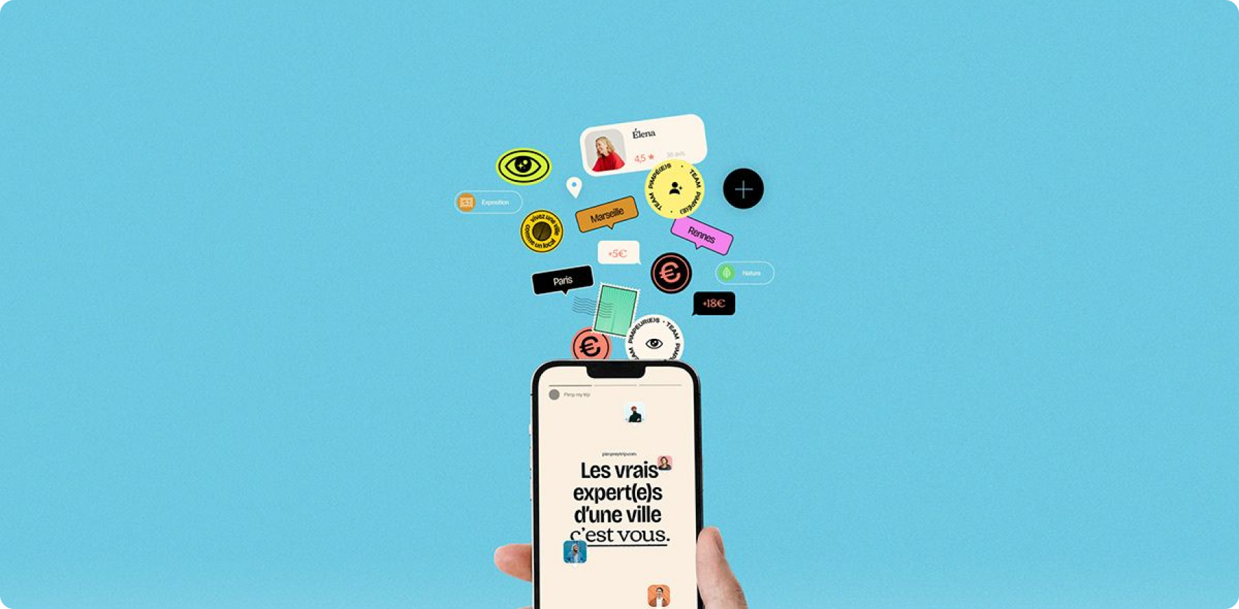 Mobile app experience with digital services and features