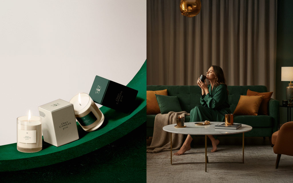sustainable scented candles in Dubai
