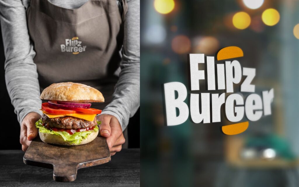 hipster burger branding dubai