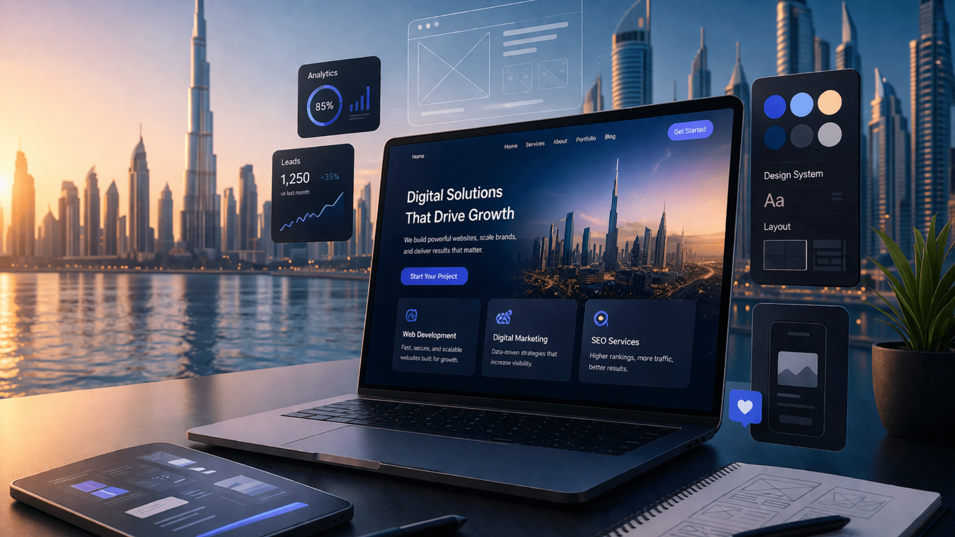 Professional Web Design Agency In Dubai Bullseye Technology