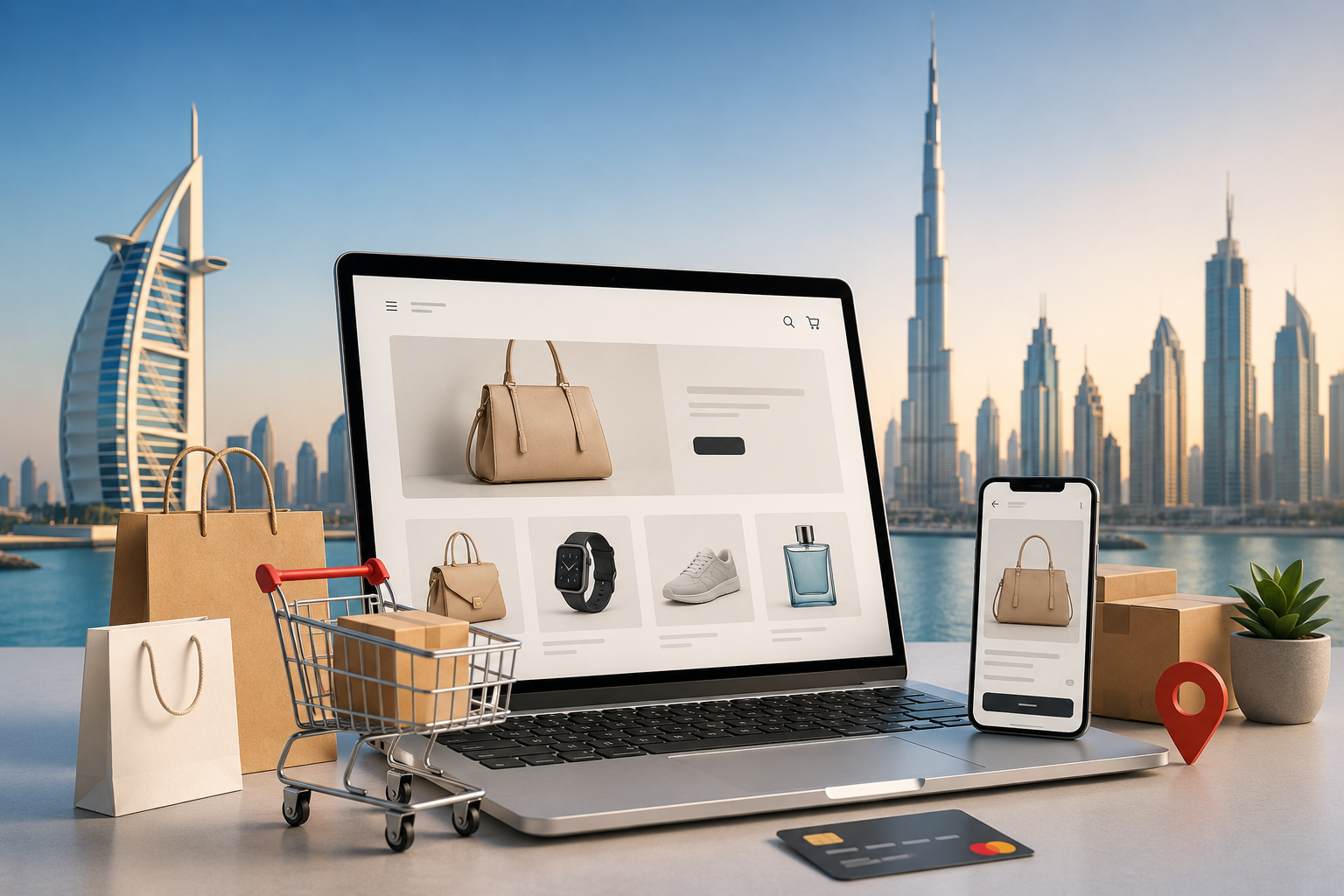 ecommerce website design dubai